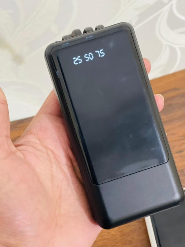 (Japan 🇯🇵 Lot) (6 Month FREE Warranty) Imported 120W 20000mAh Power Bank+Torch+Extra 4 Cables