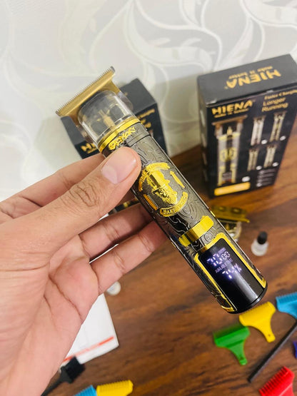 (Made in Korea 🇰🇷) Stainless LCD Display Electric Trimer 3 Hours Battery