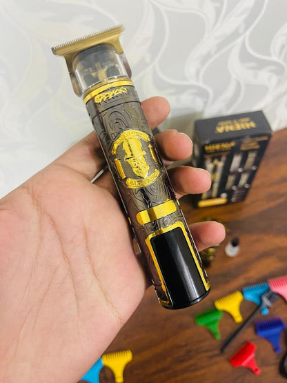 (Made in Korea 🇰🇷) Stainless LCD Display Electric Trimer 3 Hours Battery