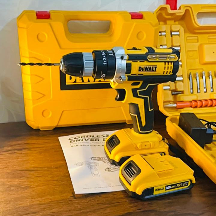 🔩 DeWalt Brushless Circuitry Drill Set – Double 20,000mAh Battery | Heavy-Duty Power