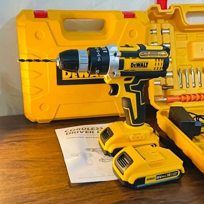 🔩 DeWalt Brushless Circuitry Drill Set – Double 20,000mAh Battery | Heavy-Duty Power