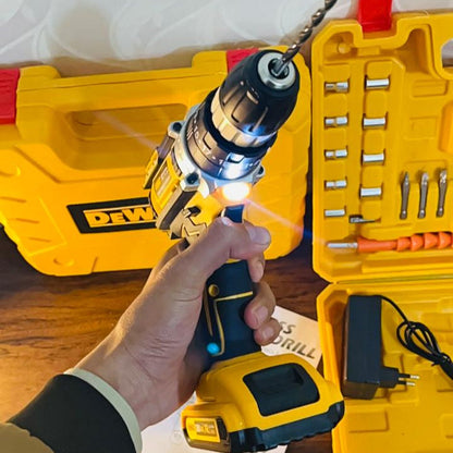 🔩 DeWalt Brushless Circuitry Drill Set – Double 20,000mAh Battery | Heavy-Duty Power