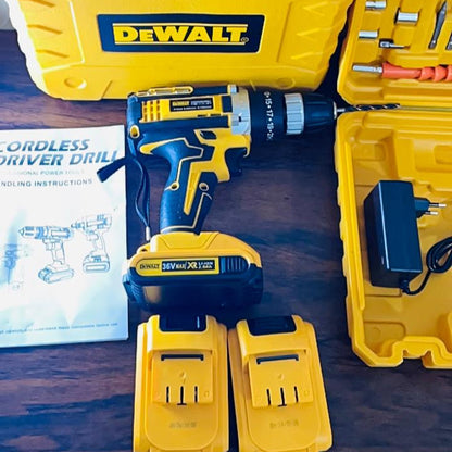 🔩 DeWalt Brushless Circuitry Drill Set – Double 20,000mAh Battery | Heavy-Duty Power